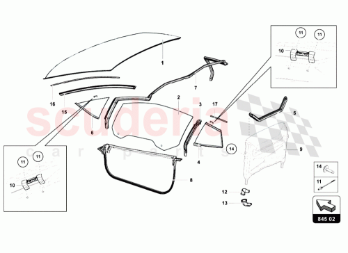 Part Diagram for Lamborghini 476853645