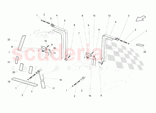 Part Diagram for Lamborghini 400201365F