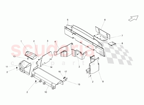 Part Diagram for Lamborghini 408251413C