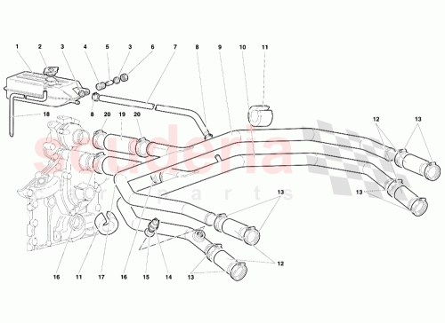 Part Diagram for Lamborghini 001724565