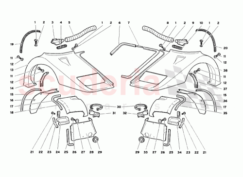 Part Diagram for Lamborghini 0068004698