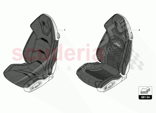 Part Diagram for Lamborghini 4T7881011P003