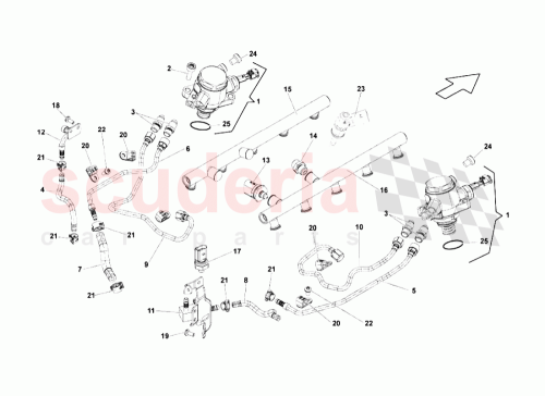 Part Diagram for Lamborghini 07L133316G