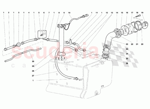 Part Diagram for Lamborghini 009490526