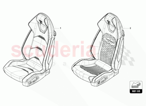 Part Diagram for Lamborghini 4T0881012BD