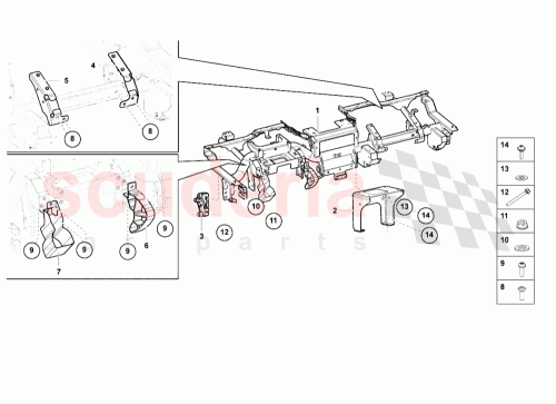 Part Diagram for Lamborghini 423880678