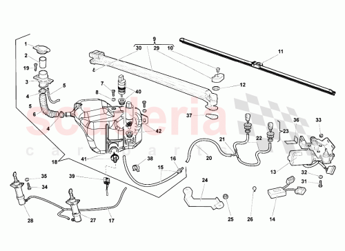 Part Diagram for Lamborghini 418955425B