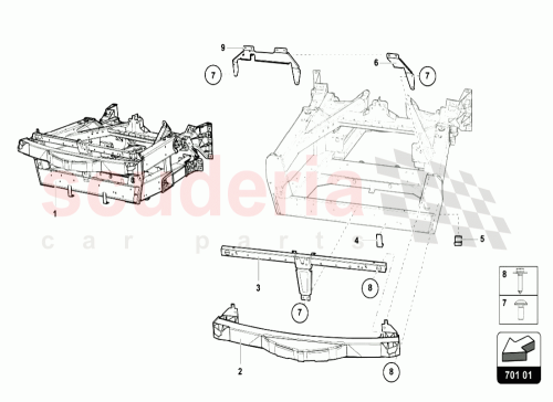 Part Diagram for Lamborghini 470805313C