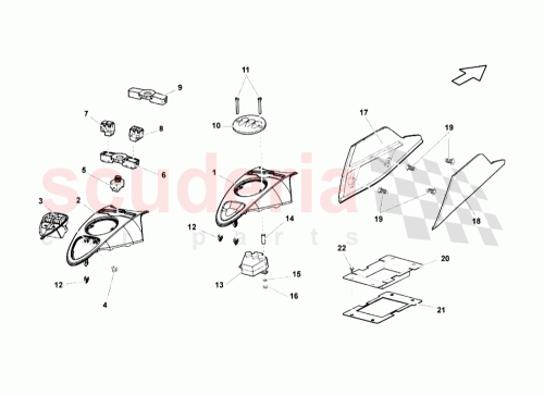 Part Diagram for Lamborghini 400863323A