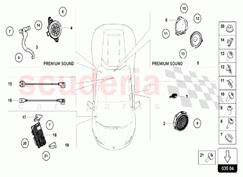 Part Diagram for Lamborghini N90475903