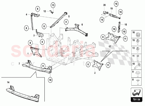 Part Diagram for Lamborghini 470813983A