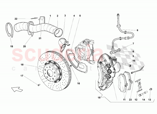 Part Diagram for Lamborghini 410615447