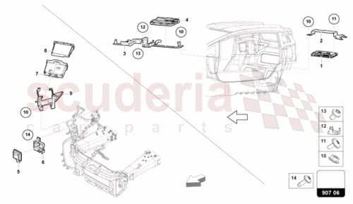 Part Diagram for Lamborghini 4K0907681