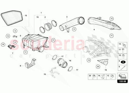 Part Diagram for Lamborghini N90817002