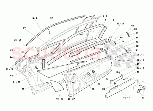 Part Diagram for Lamborghini 418868361A