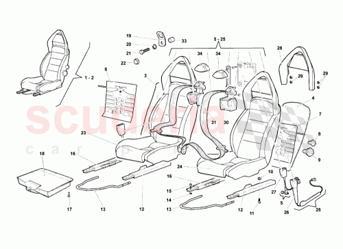 Part Diagram for Lamborghini 418880505