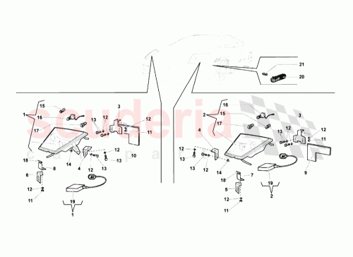 Part Diagram for Lamborghini 414941031A
