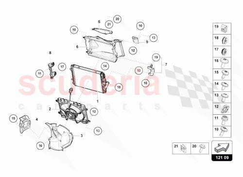 Part Diagram for Lamborghini 4T0807162C