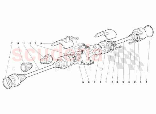 Part Diagram for Lamborghini 002531773