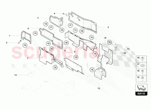Part Diagram for Lamborghini 470825753D