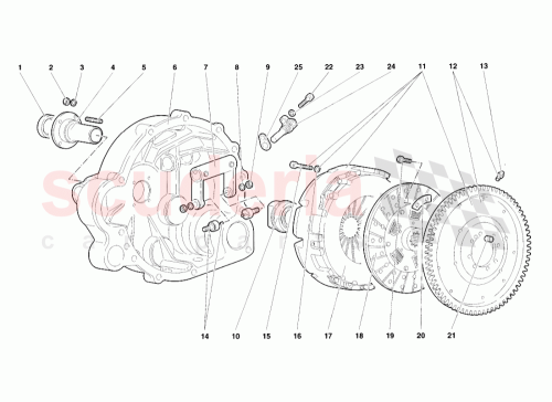 Part Diagram for Lamborghini 002135365