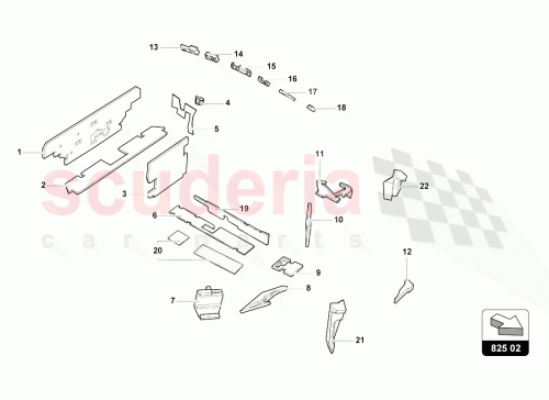 Part Diagram for Lamborghini 4T1863666D