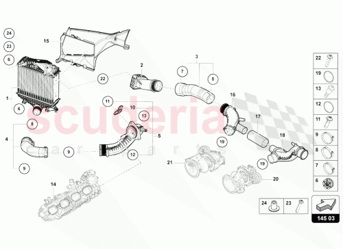 Part Diagram for Lamborghini 4M0145803BT