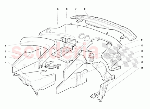 Part Diagram for Lamborghini 009458357