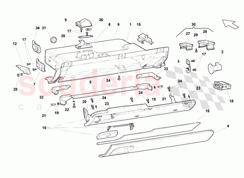 Part Diagram for Lamborghini 407857924D