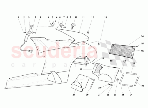 Part Diagram for Lamborghini WHT003293
