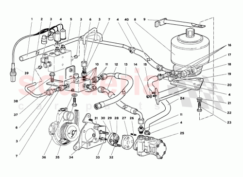 Part Diagram for Lamborghini 006136818