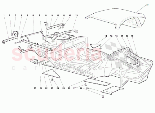 Part Diagram for Lamborghini 004130443