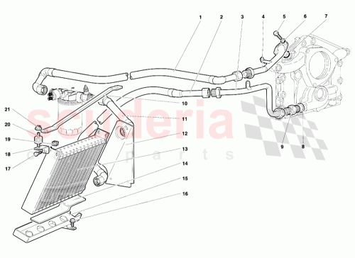 Part Diagram for Lamborghini 001535076