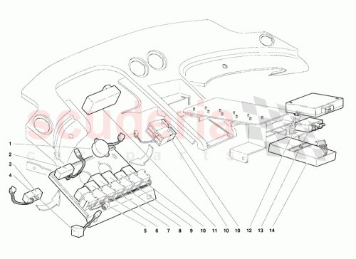 Part Diagram for Lamborghini 006031967