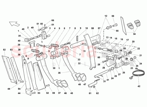 Part Diagram for Lamborghini 400721780