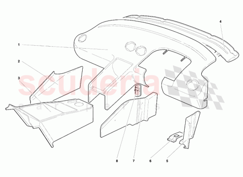 Part Diagram for Lamborghini 009458449