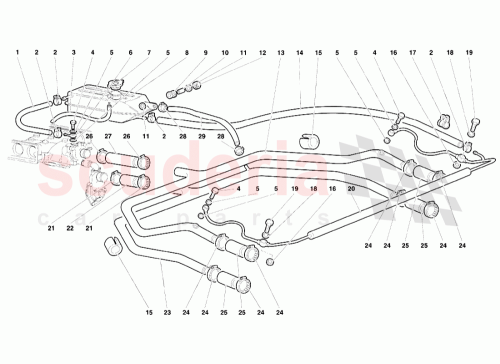 Part Diagram for Lamborghini 001732809