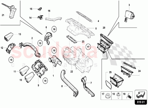 Part Diagram for Lamborghini 4T0819946