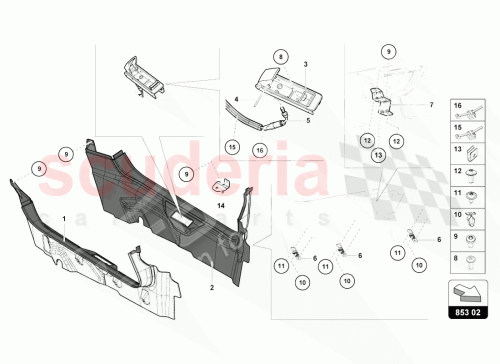 Part Diagram for Lamborghini 470837294C