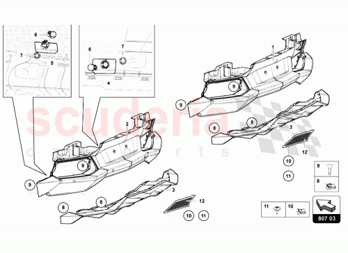 Part Diagram for Lamborghini 470807301K