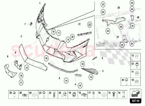 Part Diagram for Lamborghini 470853834C