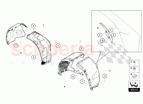 Part Diagram for Lamborghini 470810985C