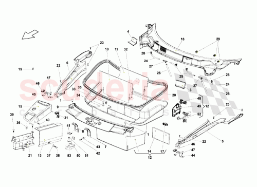 Part Diagram for Lamborghini 400857161B