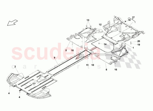 Part Diagram for Lamborghini 400825208B