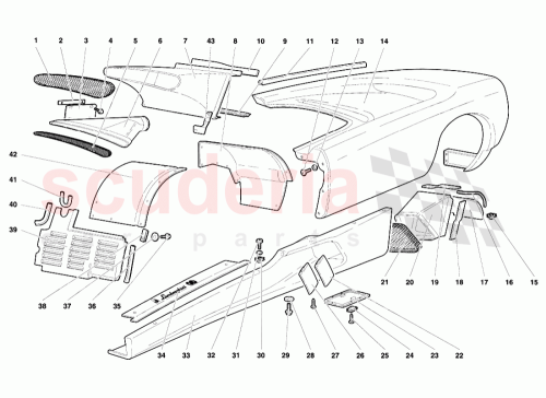 Part Diagram for Lamborghini 009411524