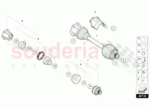 Part Diagram for Lamborghini 4ML498201