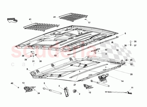 Part Diagram for Lamborghini 400827023A