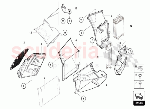 Part Diagram for Lamborghini 470901100D