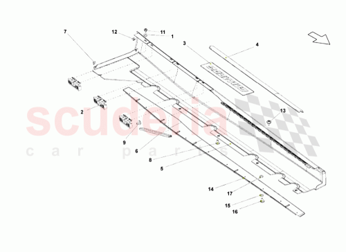 Part Diagram for Lamborghini 400853491B