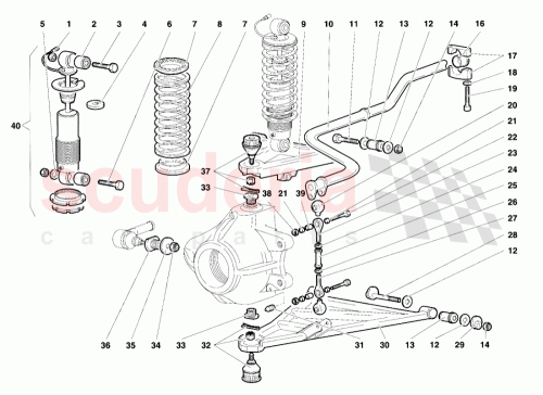 Part Diagram for Lamborghini 410407361B